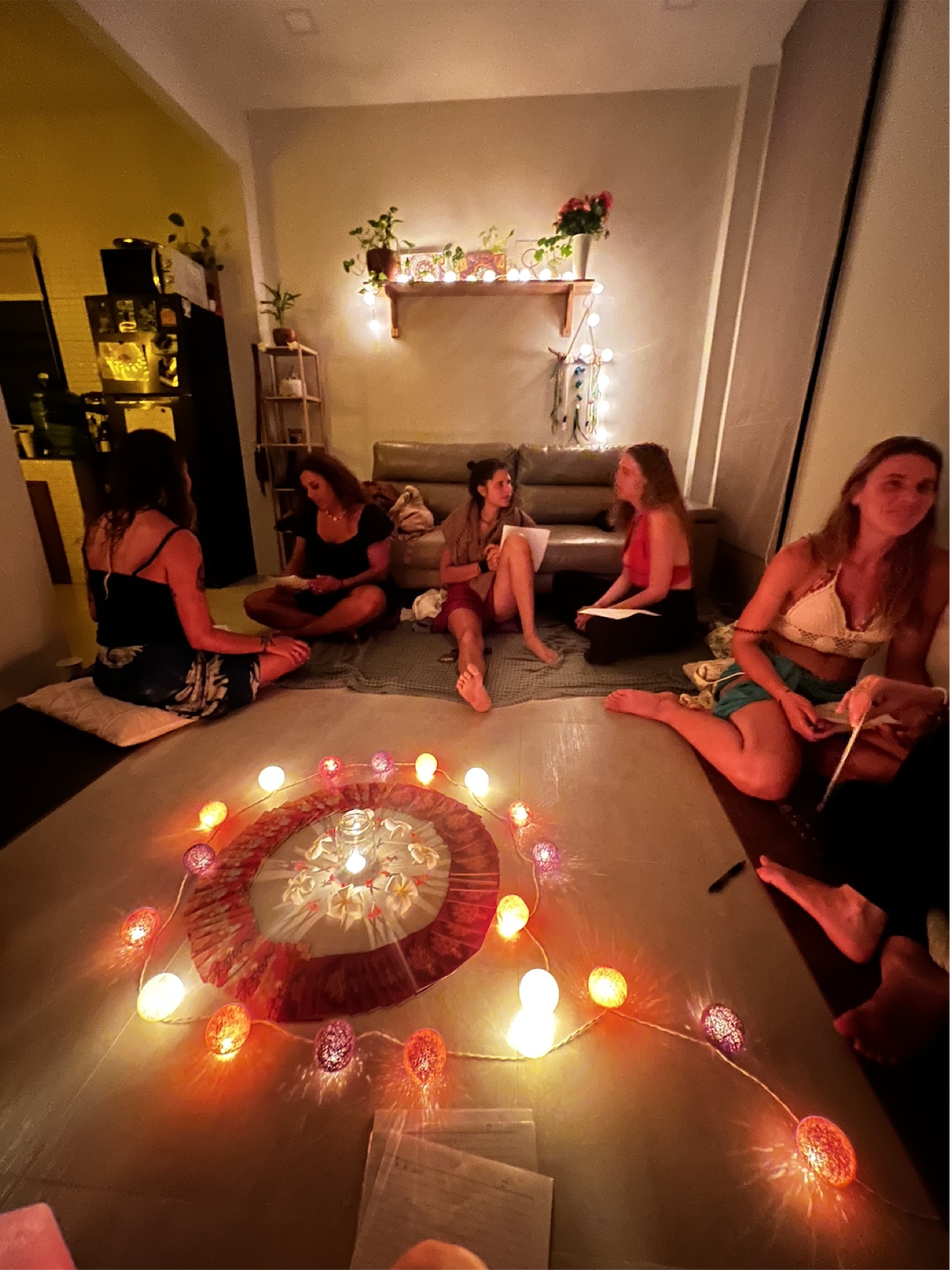 Evening circle lights